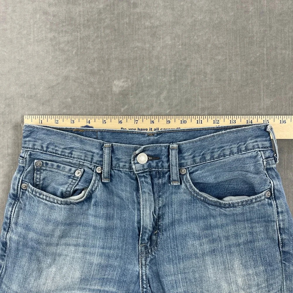 Levi 514 Mens 29x30 Blue Jeans Straight Leg Medium Wash‎ Denim